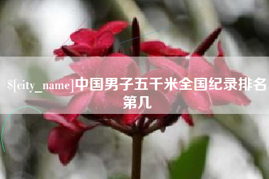 白银中国男子五千米全国纪录排名第几