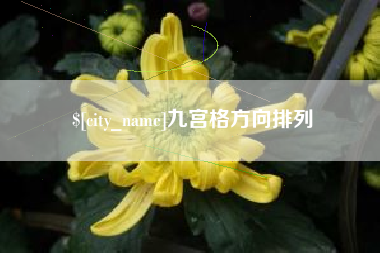 白银九宫格方向排列