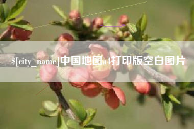 白银中国地图a4打印版空白图片