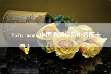 白银中国消防学院排名前十
