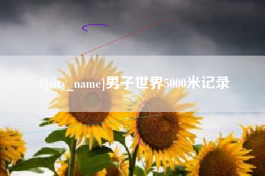 白银男子世界5000米记录