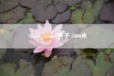白银男子 5000米