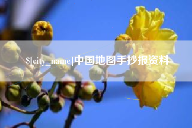 白银中国地图手抄报资料