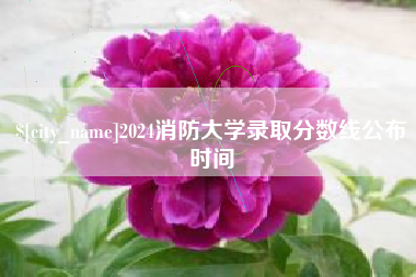 白银2024消防大学录取分数线公布时间