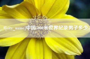 白银中国5000米世界纪录男子多少