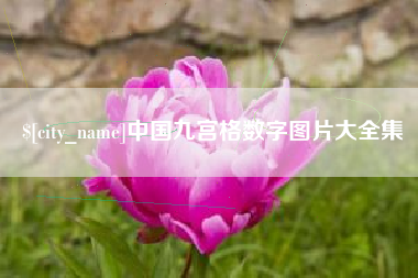 白银中国九宫格数字图片大全集