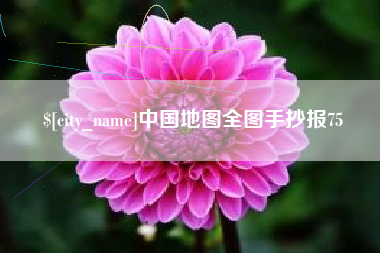 白银中国地图全图手抄报75