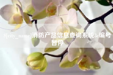 白银消防产品信息查询系统3c编号暂停