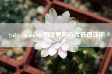 白银中国金牌哪六金最值钱的