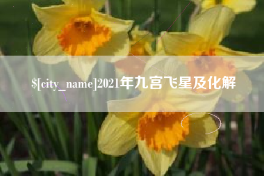 白银2021年九宫飞星及化解