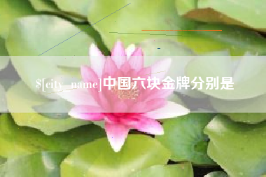 白银中国六块金牌分别是